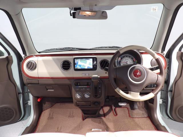 アルトラパンショコラＧ４ＷＤ　　純正ナビ　バックカメラ　社外エンジンスターター　プッシュスタート　　純正アルミホイール（岩手県）の中古車