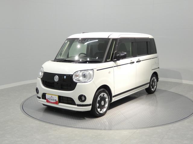 ムーヴキャンバスGブラックアクセントVS SAIII4WD 大型ナビ ドラレコ ETC エンジンスターター スマートアシスト フルセグTV LEDヘッドライト シートヒーター(岩手県)の中古車