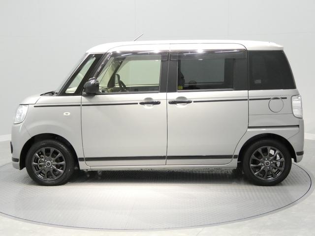 ムーヴキャンバスＧブラックアクセントＶＳ　ＳＡIII４ＷＤ　ナビ　パノラマモニター　両側電動ドア　ＥＴＣ　　近距離エンジンスターター　ワイパーディアイザー　　社外アルミホイール（岩手県）の中古車