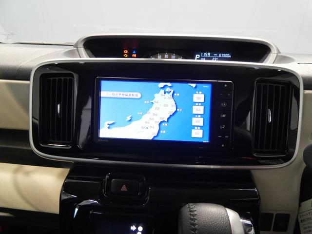 ムーヴキャンバスＧブラックアクセントＶＳ　ＳＡIII４ＷＤ　ナビ　パノラマモニター　両側電動ドア　ＥＴＣ　　近距離エンジンスターター　ワイパーディアイザー　　社外アルミホイール（岩手県）の中古車