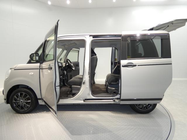 ムーヴキャンバスＧブラックアクセントＶＳ　ＳＡIII４ＷＤ　ナビ　パノラマモニター　両側電動ドア　ＥＴＣ　　近距離エンジンスターター　ワイパーディアイザー　　社外アルミホイール（岩手県）の中古車