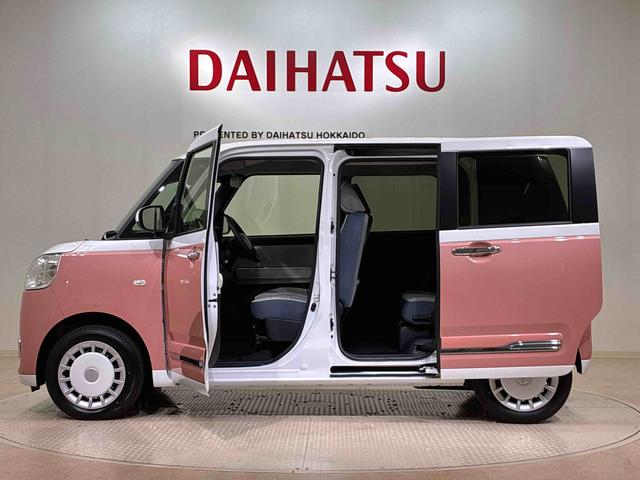 ムーヴキャンバスストライプスＧターボ４ＷＤ　シートヒーター　ターボ　オートマチックハイビーム　衝突防止システム　ＬＥＤヘッドランプ　レーンアシスト　スマートキー　記録簿　ワンオーナー　アイドリングストップ　エアバッグ　エアコン（北海道）の中古車