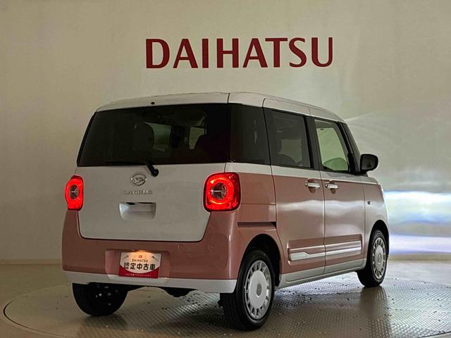 ムーヴキャンバスストライプスＧターボ４ＷＤ　シートヒーター　ターボ　オートマチックハイビーム　衝突防止システム　ＬＥＤヘッドランプ　レーンアシスト　スマートキー　記録簿　ワンオーナー　アイドリングストップ　エアバッグ　エアコン（北海道）の中古車