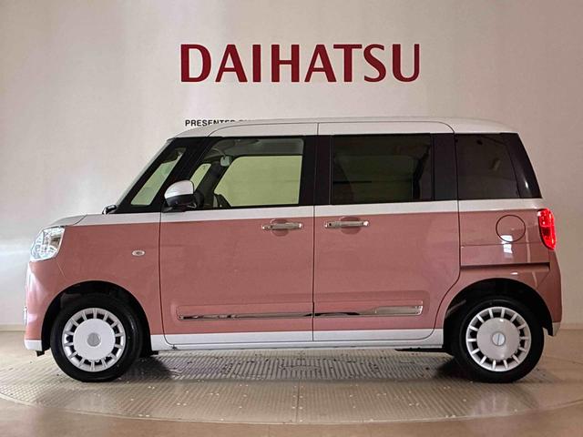 ムーヴキャンバスストライプスＧターボ４ＷＤ　シートヒーター　ターボ　オートマチックハイビーム　衝突防止システム　ＬＥＤヘッドランプ　レーンアシスト　スマートキー　記録簿　ワンオーナー　アイドリングストップ　エアバッグ　エアコン（北海道）の中古車