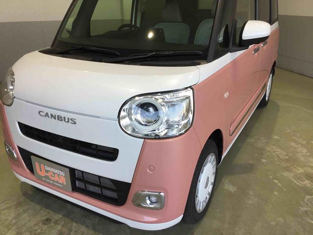 ムーヴキャンバスストライプスＧターボ　両側電動スライドドアＬＥＤヘッドライト　シートヒーター（埼玉県）の中古車