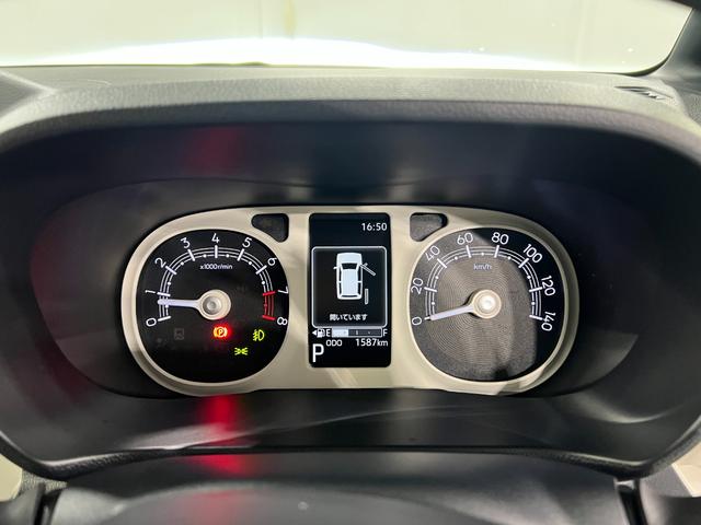 ムーヴキャンバスストライプスＧ　走行１５８７キロ／両側電動スライドドア一年保証・走行距離無制限　走行１５８７キロ　サイドエアバック　クリアランスソナー　オートマチックハイビーム　オートライト　ＬＥＤヘッドライト　ベンチシート　シートヒーター　両側電動スライドドア（埼玉県）の中古車