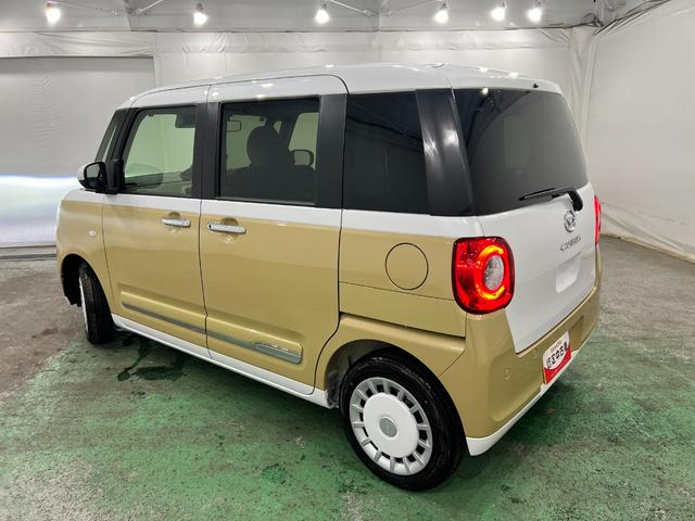 ムーヴキャンバスストライプスＧ　走行１５８７キロ／両側電動スライドドア一年保証・走行距離無制限　走行１５８７キロ　サイドエアバック　クリアランスソナー　オートマチックハイビーム　オートライト　ＬＥＤヘッドライト　ベンチシート　シートヒーター　両側電動スライドドア（埼玉県）の中古車