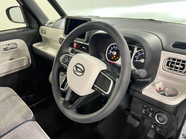 ムーヴキャンバスストライプスＧ　走行１５８７キロ／両側電動スライドドア一年保証・走行距離無制限　走行１５８７キロ　サイドエアバック　クリアランスソナー　オートマチックハイビーム　オートライト　ＬＥＤヘッドライト　ベンチシート　シートヒーター　両側電動スライドドア（埼玉県）の中古車