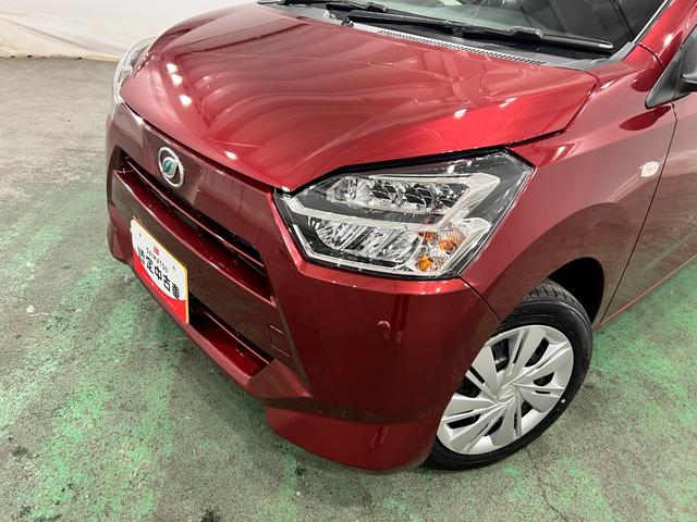 ミライースＸ　ＳＡIII　走行１１６９キロ／ＬＥＤヘッドライト一年保証・走行距離無制限　走行１１６９キロ　助手席エアバック　オートライト　オートマチックハイビーム　クリアランスソナー　アイドリングストップ（埼玉県）の中古車