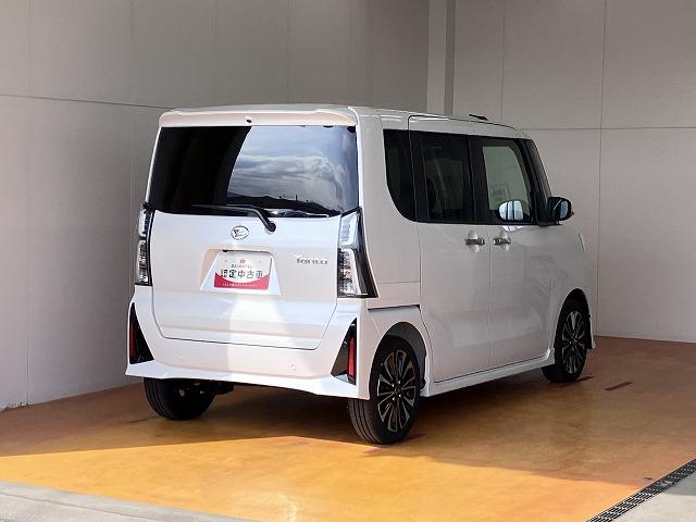 タントカスタムＲＳサポカーＳワイド適合　ミラクルオープンドア　Ｂカメラ　両側オートスライドドア　ステアリングスイッチ　シートヒーター　電動パーキングブレーキ　オートエアコン　コーナーセンサー　Ｐスタート　キーフリー（神奈川県）の中古車