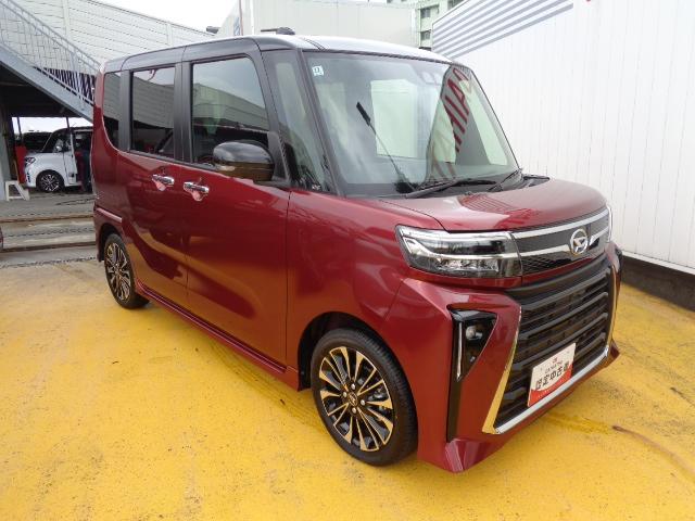 タントカスタムＲＳサポカーＳワイド適合　ミラクルオープンドア　Ｂカメラ　両側オートスライドドア　ステアリングスイッチ　シートヒーター　電動パーキングブレーキ　コーナーセンサー　オートエアコン　Ｐスタート　キーフリー（神奈川県）の中古車