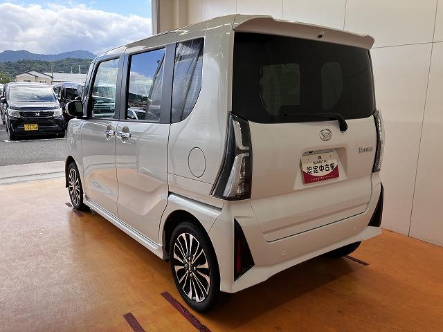 タントカスタムＲＳサポカーＳワイド適合　ミラクルオープンドア　Ｂカメラ　両側オートスライドドア　ステアリングスイッチ　シートヒーター　電動パーキングブレーキ　オートエアコン　Ｐスタート　コーナーセンサー　キーフリー（神奈川県）の中古車