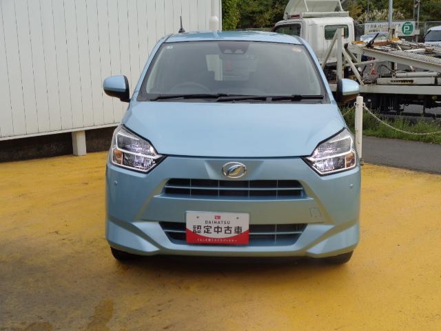 ミライースX SAIIIサポカーSワイド適合 エアコン Bカメラ コーナーセンサー 光軸調整ダイヤル オートハイビーム アイドリングストップ 横滑り防止機能 誤発進抑制機能 電動格納ミラー パワーウインドウ キーレス(神奈川県)の中古車