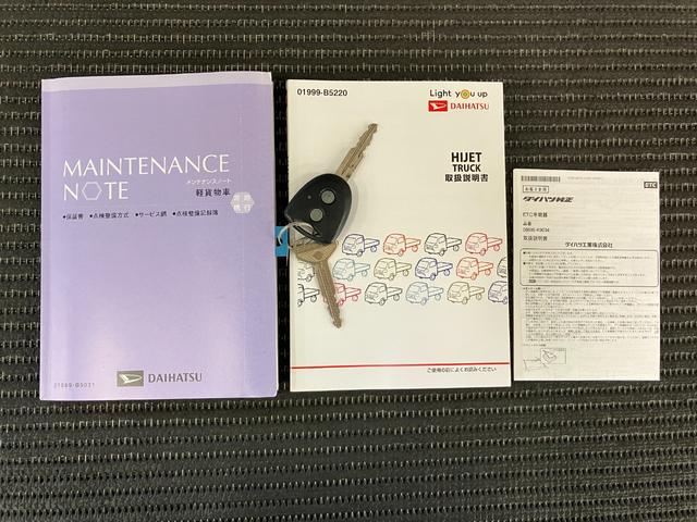 ハイゼットトラックエクストラＳＡIIIｔサポカーＳワイド適合　三方開　ゴムマット　５段マニュアルシフト　エアコン　コーナーセンサー　横滑り防止機能　誤発進抑制機能　光軸調整ダイヤル　ＥＴＣ　荷台作業灯　パワーウインドウ　キーレス（神奈川県）の中古車