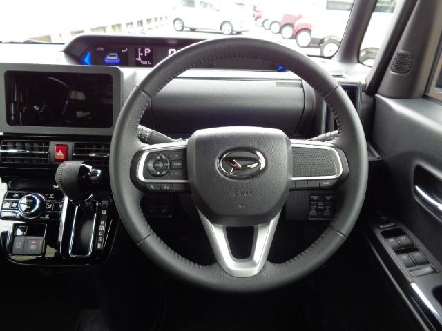 タントカスタムRSサポカーSワイド適合 ミラクルオープンドア 両側オートスライドドア 電動パーキングブレーキ ステアリングスイッチ シートヒーター オートエアコン コーナーセンサー キーフリー(神奈川県)の中古車