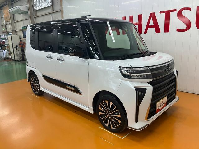 タントカスタムRSサポカーSワイド適合 ミラクルオープンドア 両側オートスライドドア 電動パーキングブレーキ パノラマモニター対応 ステアリングスイッチ シートヒーター オートエアコン コーナーセンサー キーフリー(神奈川県)の中古車