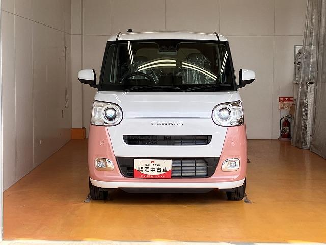 ムーヴキャンバスストライプスＧサポカーＳワイド適合　パノラマモニター対応　ＵＳＢ接続端子　電動パーキングブレーキ　シートヒーター　両側オートスライドドア　Ｐスタート　ホッとカップホルダー　置きラクボックス　キーフリー（神奈川県）の中古車