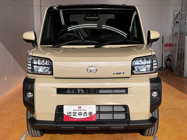 タフトGターボサポカーSワイド適合 パノラマモニター対応 スカイフィールトップ 電動パーキングブレーキ 全車速追従機能付ACC ステアリングスイッチ シートヒーター USB接続端子 Pスタート コーナーセンサー(神奈川県)の中古車