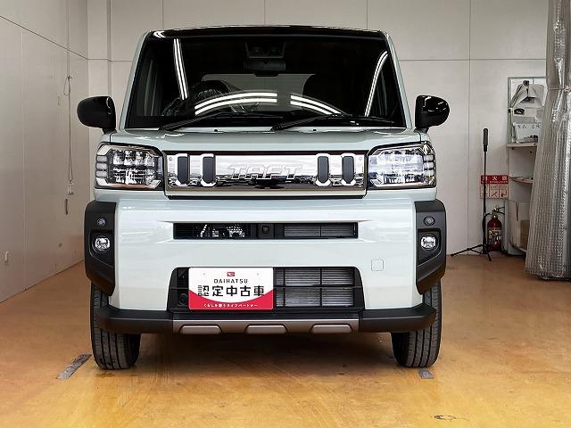 タフトGターボ クロムベンチャー Bカメラ ACC キーフリーサポカーSワイド適合 Bカメラ 電動格納ミラー パワーウィンドウ Pスタート 誤発進抑制装置 横滑り防止機能 電動パーキングブレーキ 全車速追従機能付ACC スカイフィールトップ キーフリー(神奈川県)の中古車