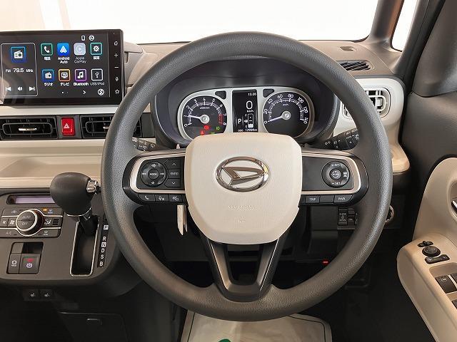 ムーヴキャンバスストライプスＧターボ　ｅｃｏ　ＩＤＬＥ非装着車サポカーＳワイド適合　パノラマモニター対応　ＵＳＢ接続端子　ディスプレイオーディオ　電動パーキングブレーキ　ワイヤレス充電器　両側オートスライドドア　全車速追従機能付ＡＣＣ　ホッとカップホルダー（神奈川県）の中古車