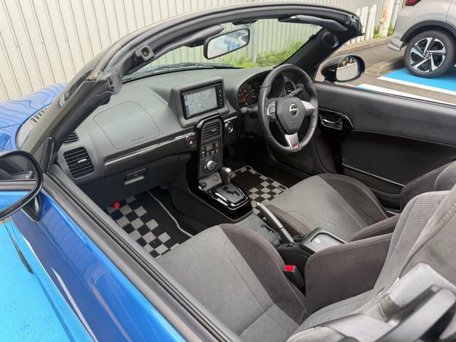 コペンＧＲ　スポーツオープンカー　二人乗　アクティブトップ　ｍｏｍｏ製ステアリングホイール　レカロ製スポーツシート　ＢＢＳ製アルミホイール　シートヒーター　ステアリングスイッチ　Ｐスタート　純正カーナビ　キーフリー（神奈川県）の中古車
