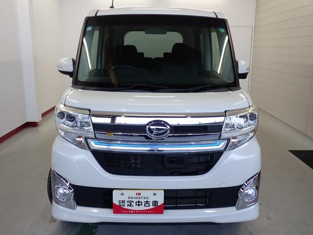 タントカスタムＲＳ　トップエディションＳＡ衝突被害軽減ブレーキ　横滑り防止装置　アイドリングストップ　両側電動スライドドア　ステアリングスイッチ　オートライト　革巻きハンドル　キーフリーシステム　オートエアコン　ナビ　バイザー　マット　ターボ（岐阜県）の中古車