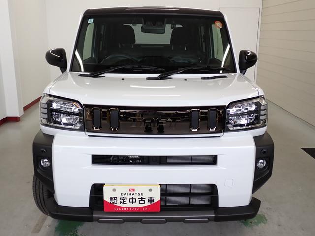 タフトＧターボ　ダーククロムベンチャー衝突被害軽減ブレーキ　横滑り防止装置　オートマチックハイビーム　アイドリングストップ　ステアリングスイッチ　オートライト　キーフリーシステム　オートエアコン　マット　純正アルミホイール　サンルーフ（岐阜県）の中古車