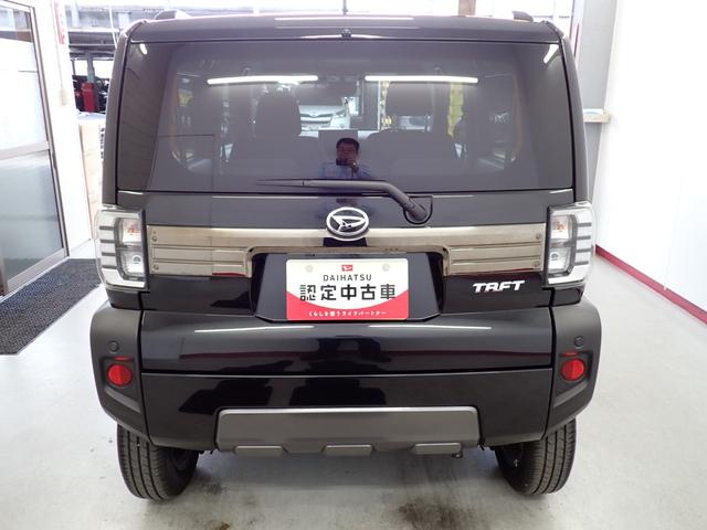 タフトＧターボ　ダーククロムベンチャー　ｅｃｏ　ＩＤＬＥ非装着車衝突被害軽減ブレーキ　横滑り防止装置　オートマチックハイビーム　ステアリングスイッチ　オートライト　キーフリーシステム　オートエアコン　バックカメラ　ディスプレイオーディオ　純正アルミホイール　マット（岐阜県）の中古車