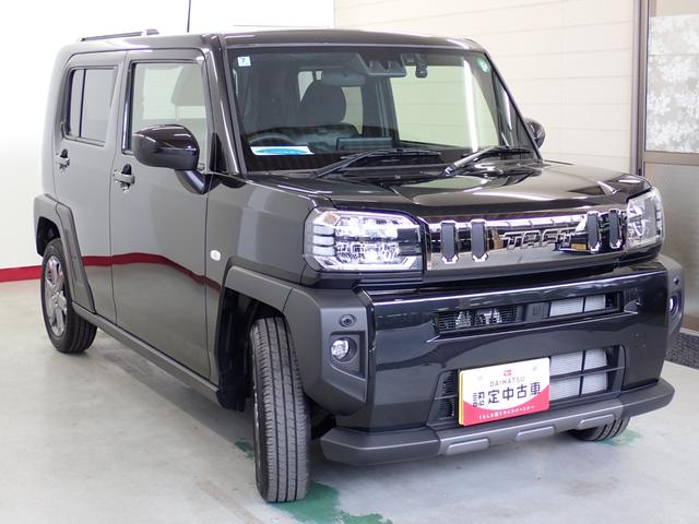 タフトＧターボ　ダーククロムベンチャー　ｅｃｏ　ＩＤＬＥ非装着車衝突被害軽減ブレーキ　横滑り防止装置　オートマチックハイビーム　ステアリングスイッチ　オートライト　キーフリーシステム　オートエアコン　バックカメラ　ディスプレイオーディオ　純正アルミホイール　マット（岐阜県）の中古車