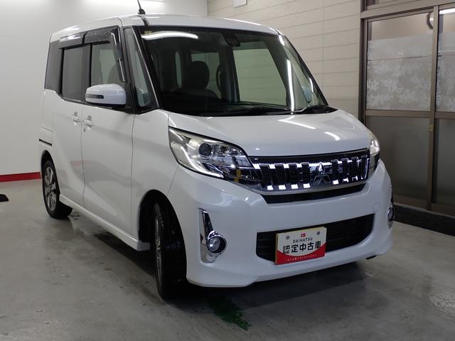ｅＫスペースカスタムカスタムＴ　ｅ−アシストキーフリーシステム　オートエアコン　ナビ　バックカメラ　バイザー　マット　アルミホイール　ステアリングスイッチ　革巻きハンドル　両側電動スライドドア　アイドリングストップ　ＥＴＣ　ベンチシート（岐阜県）の中古車