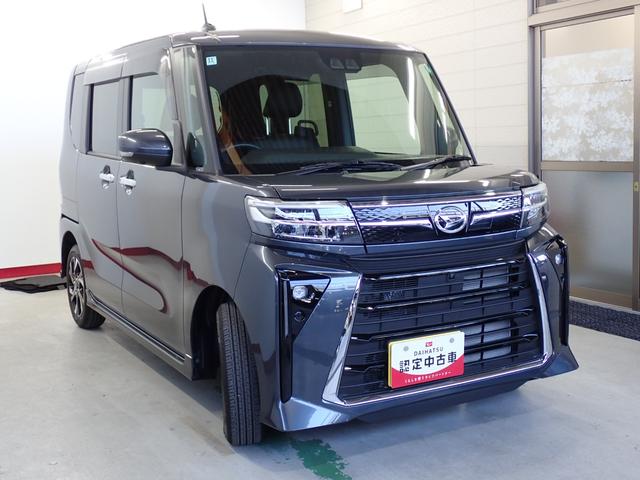 タントカスタムＸ衝突被害軽減ブレーキ　横滑り防止装置　オートマチックハイビーム　アイドリングストップ　ステアリングスイッチ　オートライト　キーフリーシステム　オートエアコン　全方位カメラ　純正アルミホイール　ＬＥＤ（岐阜県）の中古車
