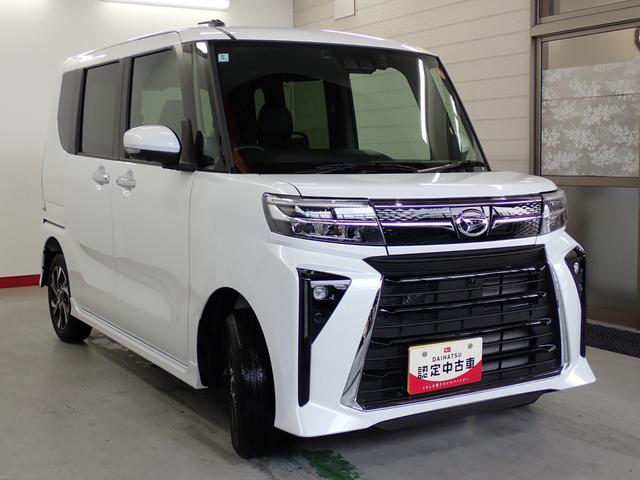 タントカスタムＸ衝突被害軽減ブレーキ　横滑り防止装置　４ＷＤ　オートマチックハイビーム　アイドリングストップ　ステアリングスイッチ　オートライト　キーフリーシステム　オートエアコン　ナビ　ドラレコ　ＥＴＣ　マット（岐阜県）の中古車