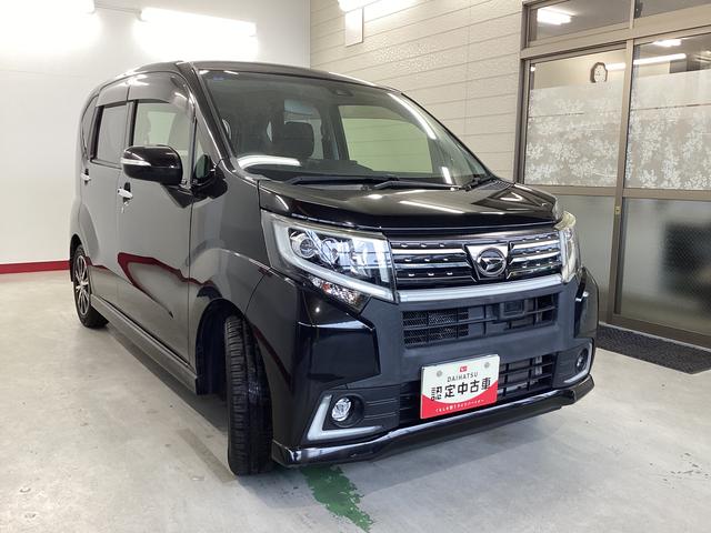 ムーヴカスタム　Ｘ　ハイパーＳＡII衝突被害軽減ブレーキ　横滑り防止装置　アイドリングストップ　ステアリングスイッチ　ＬＥＤオートライト　キーフリーシステム　オートエアコン　社外ナビ　ＥＴＣ　バックカメラ　マット　バイザー（岐阜県）の中古車