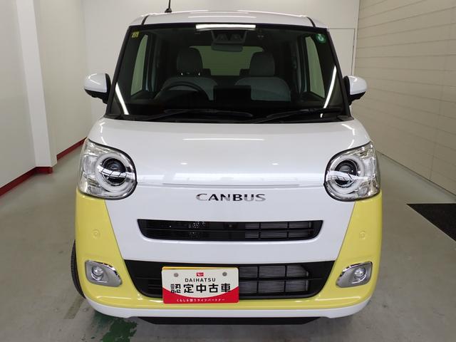 ムーヴキャンバスストライプスＧ衝突被害軽減ブレーキ　横滑り防止装置　オートマチックハイビーム　アイドリングストップ　両側電動スライドドア　オートライト　ステアリングスイッチ　ナビ　全方位カメラ　マット　純正ホイールキャップ　ＬＥＤ（岐阜県）の中古車