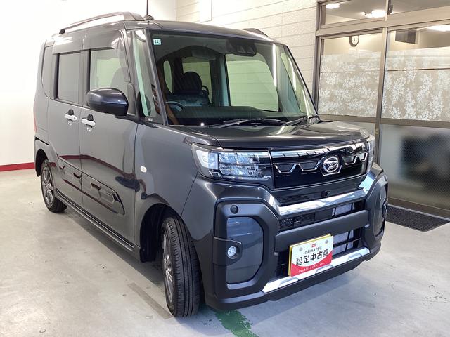 タントファンクロス衝突被害軽減ブレーキ　横滑り防止装置　４ＷＤ　オートマチックハイビーム　アイドリングストップ　ステアリングスイッチ　オートライト　キーフリーシステム　オートエアコン　マット　バイザー　シートヒーター（岐阜県）の中古車