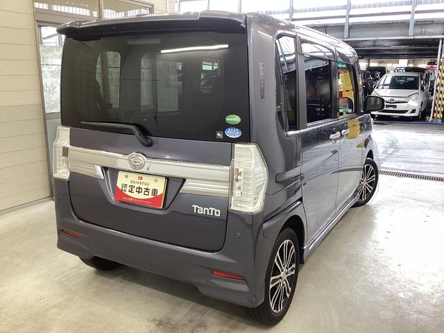 タントカスタムＲＳ　トップエディションＳＡII衝突被害軽減ブレーキ　横滑り防止装置　ターボ　アイドリングストップ　ステアリングスイッチ　オートライト　キーフリーシステム　オートエアコン　８インチナビ　社外ドラレコ　社外ＥＴＣ　マット　バイザー（岐阜県）の中古車