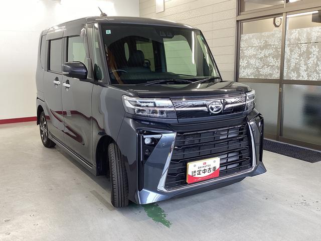 タントカスタムＸ衝突被害軽減ブレーキ　横滑り防止装置　オートマチックハイビーム　アイドリングストップ　ステアリングスイッチ　オートライト　キーフリーシステム　オートエアコン　マット　バイザー　パノラマカメラ（岐阜県）の中古車
