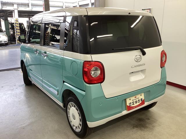 ムーヴキャンバスストライプスＧターボ衝突被害軽減ブレーキ　横滑り防止装置　ターボ　オートマチックハイビーム　アイドリングストップ　ステアリングスイッチ　オートライト　キーフリーシステム　オートエアコン　ナビ　ドラレコ　ＥＴＣ（岐阜県）の中古車
