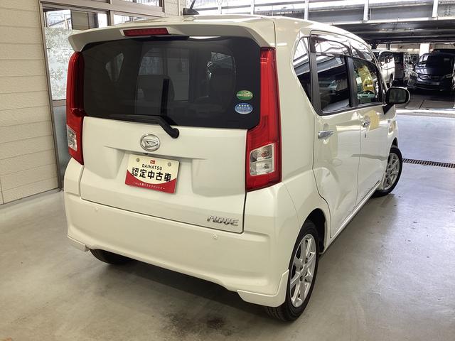 ムーヴＸターボ　ＳＡ衝突被害軽減ブレーキ　横滑り防止装置　ターボ　４ＷＤ　アイドリングストップ　ステアリングスイッチ　オートライト　キーフリーシステム　オートエアコン　社外ナビ　マット　バイザー（岐阜県）の中古車