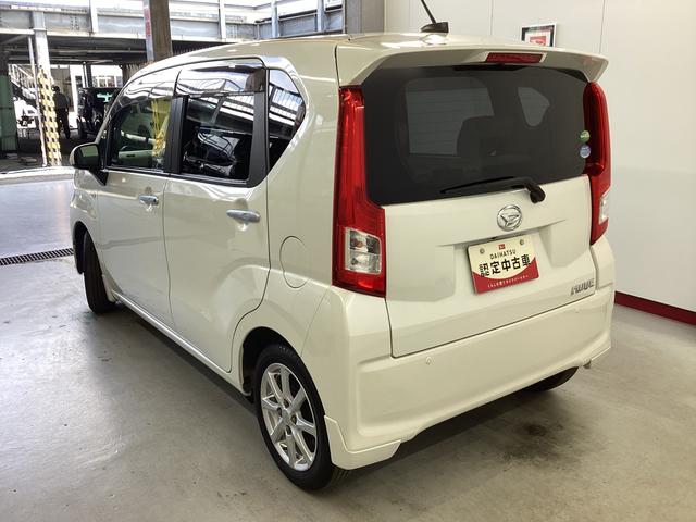 ムーヴＸターボ　ＳＡ衝突被害軽減ブレーキ　横滑り防止装置　ターボ　４ＷＤ　アイドリングストップ　ステアリングスイッチ　オートライト　キーフリーシステム　オートエアコン　社外ナビ　マット　バイザー（岐阜県）の中古車