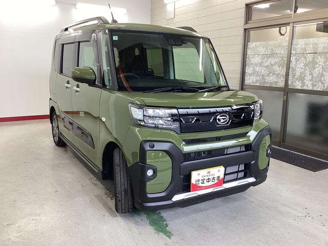 タントファンクロスターボ衝突被害軽減ブレーキ　横滑り防止装置　オートマチックハイビーム　アイドリングストップ　ステアリングスイッチ　オートライト　キーフリーシステム　オートエアコン　ナビ　ドラレコ　ＥＴＣ　マット　バイザー（岐阜県）の中古車