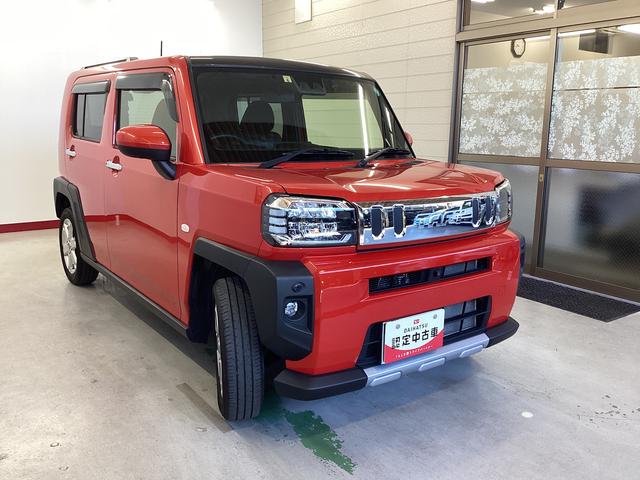 タフトＧターボ　クロムベンチャー衝突被害軽減ブレーキ　横滑り防止装置　オートマチックハイビーム　アイドリングストップ　ステアリングスイッチ　オートライト　キーフリーシステム　オートエアコン　ナビ　ドラレコ　ＥＴＣ　マット　バイザー（岐阜県）の中古車