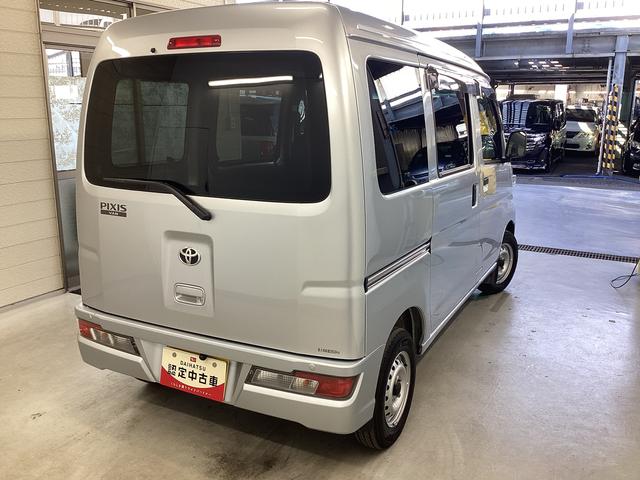 ピクシスバンデラックス　ＳＡIII衝突被害軽減ブレーキ　横滑り防止装置　４ＷＤ　オートマチックハイビーム　アイドリングストップ　オートライト　ＬＥＤヘッドライト　キーレス　エアコン　社外ナビ　社外ドラレコ　マット　バイザー（岐阜県）の中古車