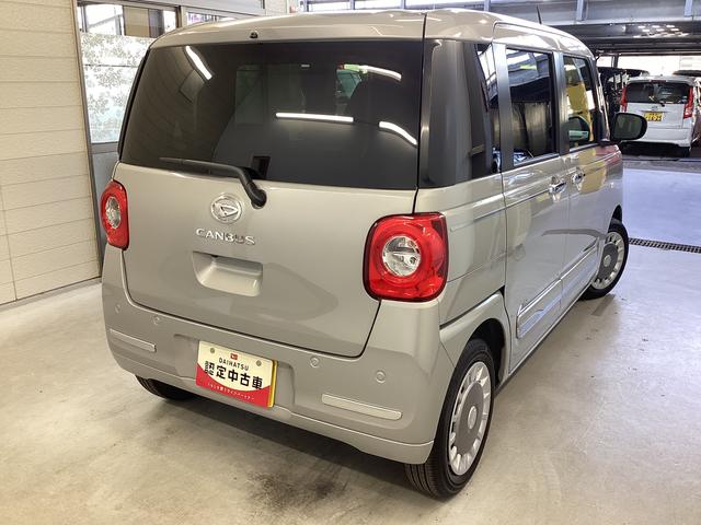 ムーヴキャンバスセオリーG衝突被害軽減ブレーキ 横滑り防止装置 オートマチックハイビーム アイドリングストップ ステアリングスイッチ オートライト キーフリーシステム オートエアコン ディスプレイオーディオ バックカメラ(岐阜県)の中古車