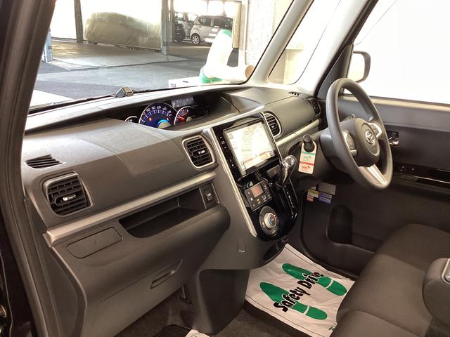 タントカスタムＸ　スマートセレクションＳＡ衝突被害軽減ブレーキ　横滑り防止装置　アイドリングストップ　ステアリングスイッチ　オートライト　キーフリーシステム　オートエアコン　８インチナビ　ＥＴＣ　マット　バイザー（岐阜県）の中古車