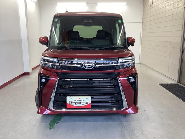 タントカスタムＲＳ衝突被害軽減ブレーキ　横滑り防止装置　パノラマカメラ　オートマチックハイビーム　アイドリングストップ　ステアリングスイッチ　オートライト　キーフリーシステム　オートエアコン　マット　バイザー（岐阜県）の中古車