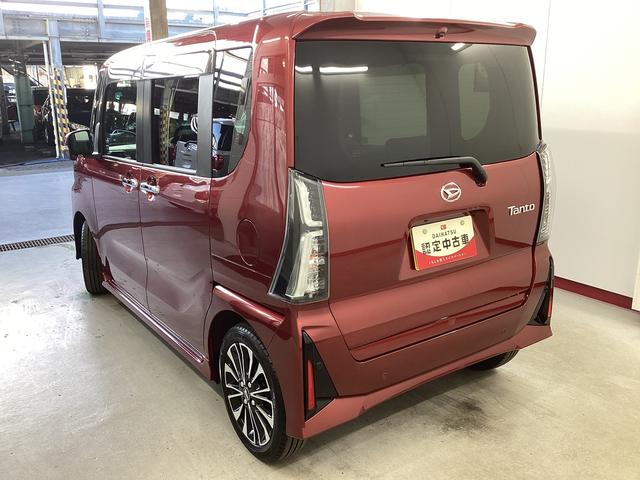 タントカスタムＲＳ衝突被害軽減ブレーキ　横滑り防止装置　パノラマカメラ　オートマチックハイビーム　アイドリングストップ　ステアリングスイッチ　オートライト　キーフリーシステム　オートエアコン　マット　バイザー（岐阜県）の中古車