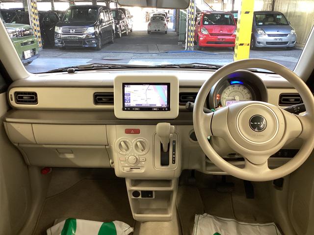 アルトラパンＬ　オーディオレス仕様車衝突被害軽減ブレーキ　横滑り防止装置　アイドリングストップ　キーフリーシステム　マニュアルエアコン　社外ナビ　マット　バイザー（岐阜県）の中古車