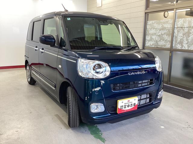 ムーヴキャンバスセオリーＧ衝突被害軽減ブレーキ　横滑り防止装置　オートマチックハイビーム　アイドリングストップ　ステアリングスイッチ　オートライト　キーフリーシステム　オートエアコン　ナビ　ドラレコ　ＥＴＣ　マット（岐阜県）の中古車