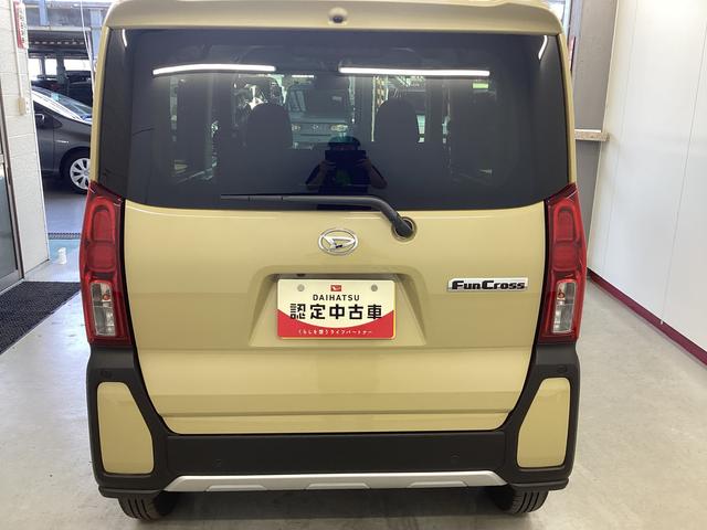 タントファンクロス衝突被害軽減ブレーキ　横滑り防止装置　パノラマカメラ　オートマチックハイビーム　アイドリングストップ　ステアリングスイッチ　オートライト　キーフリーシステム　オートエアコン　マット　バイザー（岐阜県）の中古車